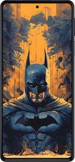 Силиконовый чехол Бэтмен для Motorola Edge 30 Pro - 6335u-2826 изображение 