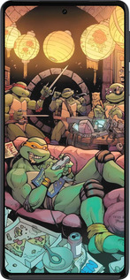 Силиконовый чехол Черепашки нинзя для Motorola Edge 30 Pro - 6346u-2826 изображение 