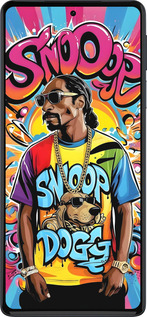 Силиконовый чехол Снуп дог для Motorola Edge 30 Pro - 6348u-2826 изображение 