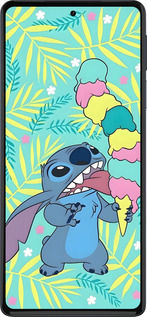 Силиконовый чехол Стич для Motorola Edge 30 Pro - 6361u-2826 изображение 