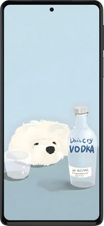 Силиконовый чехол Пес водка для Motorola Edge 30 Pro - 6368u-2826 изображение 