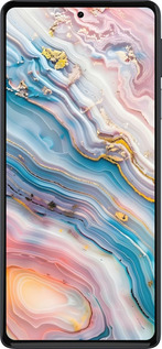 Силиконовый чехол Мрамор красивый для Motorola Edge 30 Pro - 6376u-2826 изображение 