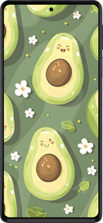 Силіконовий чехол Авокадо для Motorola Edge 30 Pro - 6380u-2826 изображение 