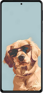 Силиконовый чехол Пес в очках для Motorola Edge 30 Pro - 6381u-2826 изображение 