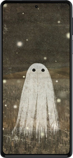 Силиконовый чехол Привидение и светлячки для Motorola Edge 30 Pro - 6406u-2826 изображение 