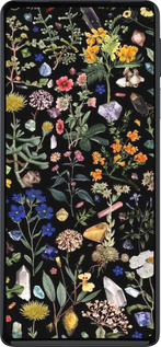 Силиконовый чехол С цветами для Motorola Edge 30 Pro - 6422u-2826 изображение 