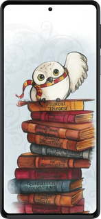 Силиконовый чехол Сова и книги для Motorola Edge 30 Pro - 6436u-2826 изображение 