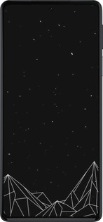 Силиконовый чехол Черно белые абстрактные горы для Motorola Edge 30 Pro - 6437u-2826 изображение 