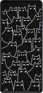 Силиконовый чехол С изображением кошек для Motorola Edge 30 Pro - 6470u-2826 изображение 