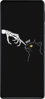 Силиконовый чехол Кошка для Motorola Edge 30 Pro - 6505u-2826 изображение 