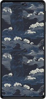 Силиконовый чехол Морская тематика в стиле арт-деко для Motorola Edge 30 Pro - 6520u-2826 изображение 