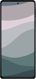 Силиконовый чехол С фиолетовым и бирюзовым ретро-стилем и волнами для Motorola Edge 30 Pro - 6533u-2826 изображение 