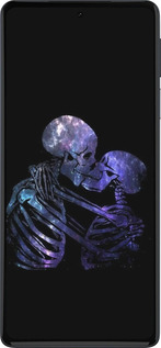 Силиконовый чехол С изображением скелета для Motorola Edge 30 Pro - 6537u-2826 изображение 