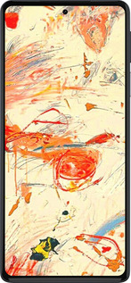 Силиконовый чехол Динамичная картина с хаотичными мазками для Motorola Edge 30 Pro - 6540u-2826 изображение 