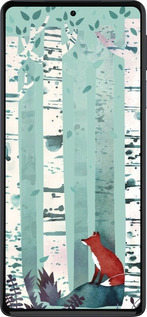 Силиконовый чехол Лис в зелёном лесу для Motorola Edge 30 Pro - 6547u-2826 изображение 