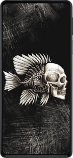 Силиконовый чехол Рыбо-человек для Motorola Edge 30 Pro - 683u-2826 изображение 