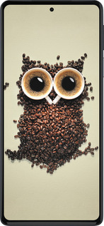 Силиконовый чехол Сова из кофе для Motorola Edge 30 Pro - 777u-2826 изображение 