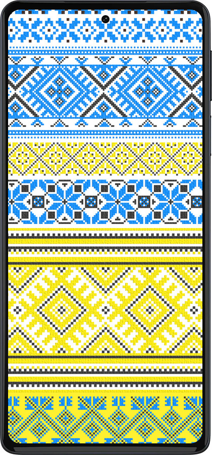 Силіконовий чехол Вишиванка 40 для Motorola Edge 30 Pro - 1174u-2826 изображение 