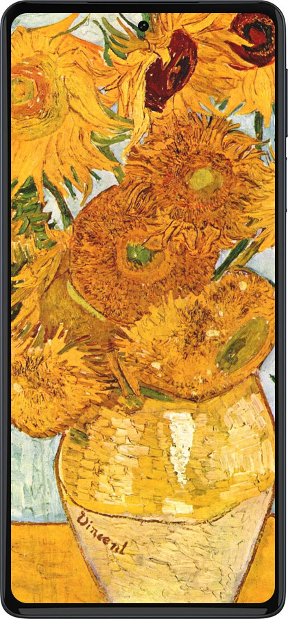 Силиконовый чехол Винсент Ван Гог. Подсолнухи для Motorola Edge 30 Pro - 162u-2826 изображение 