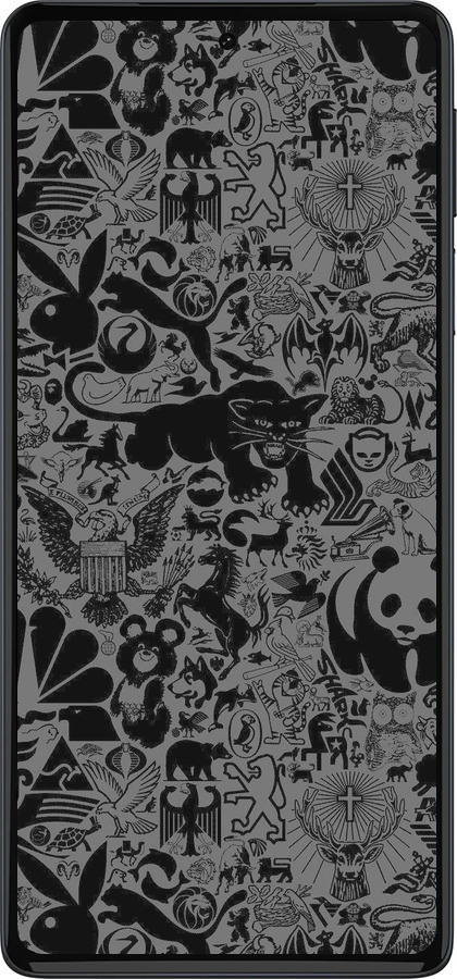 Силиконовый чехол Чёрно-серый стикер бомбинг для Motorola Edge 30 Pro - 2432u-2826 изображение 