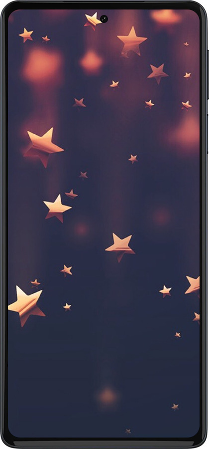 Силиконовый чехол Падающие звезды для Motorola Edge 30 Pro - 3974u-2826 изображение 