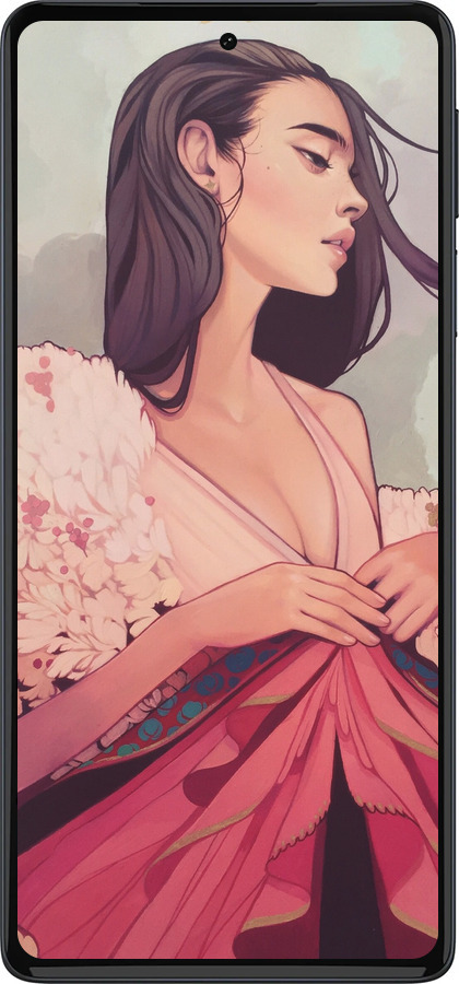 Силиконовый чехол Kelsey Beckett для Motorola Edge 30 Pro - 4034u-2826 изображение 