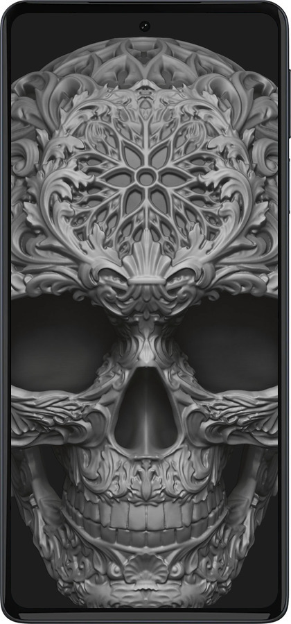 Силиконовый чехол skull-ornament для Motorola Edge 30 Pro - 4101u-2826 изображение 