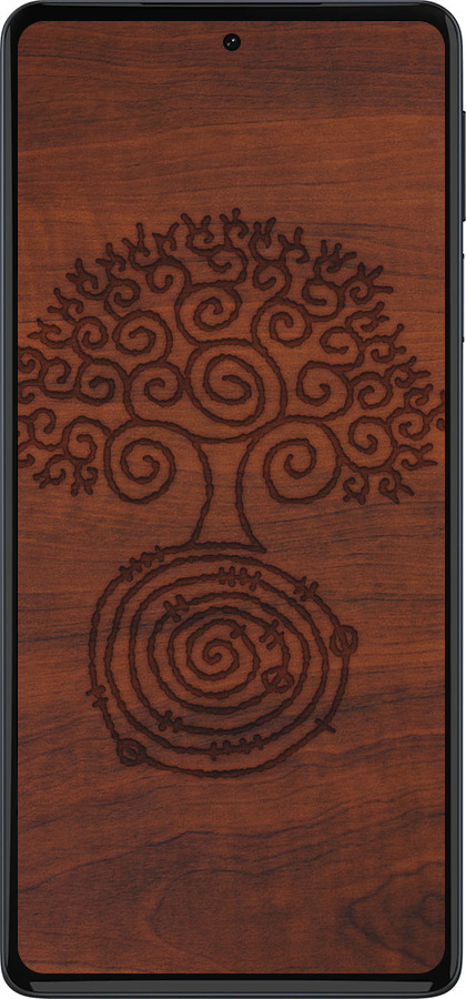 Силиконовый чехол Узор дерева для Motorola Edge 30 Pro - 4119u-2826 изображение 