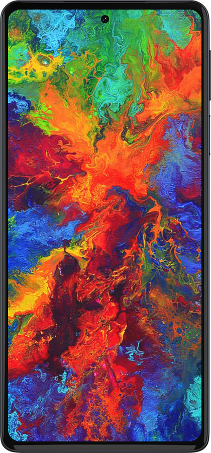 Силиконовый чехол Акварель на холсте для Motorola Edge 30 Pro - 4150u-2826 изображение 