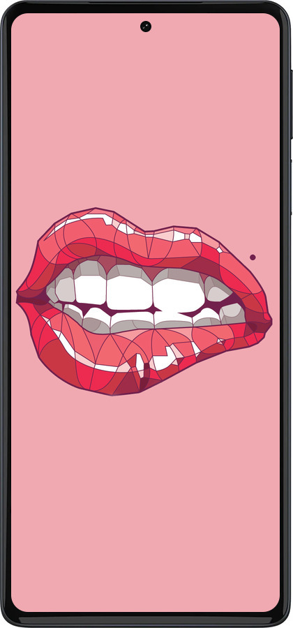 Силиконовый чехол Sexy lips для Motorola Edge 30 Pro - 4174u-2826 изображение 