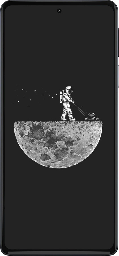 Силиконовый чехол Moon in dark для Motorola Edge 30 Pro - 4176u-2826 изображение 