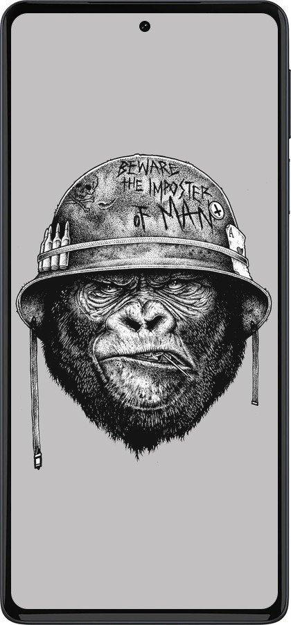 Силиконовый чехол military monkey для Motorola Edge 30 Pro - 4177u-2826 изображение 