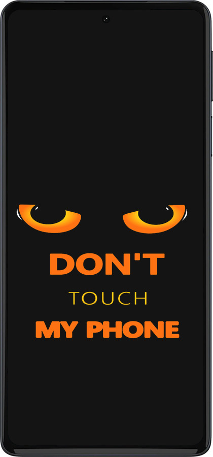 Силиконовый чехол Don't touch the phone для Motorola Edge 30 Pro - 4261u-2826 изображение 