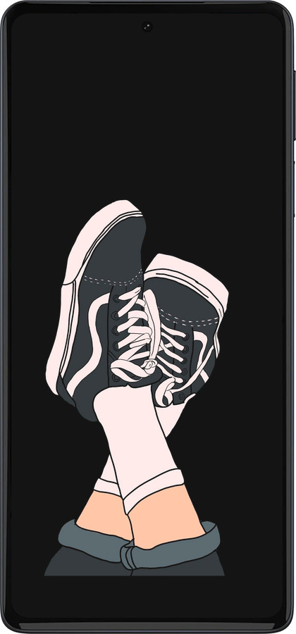 Силиконовый чехол Кеды для Motorola Edge 30 Pro - 4265u-2826 изображение 