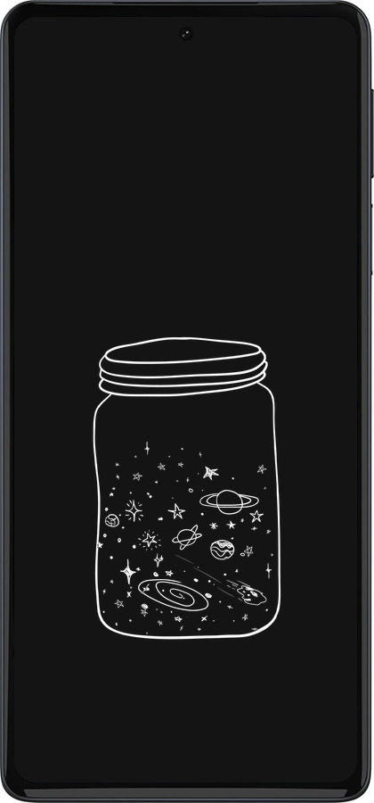 Силиконовый чехол Космос в банке для Motorola Edge 30 Pro - 4297u-2826 изображение 