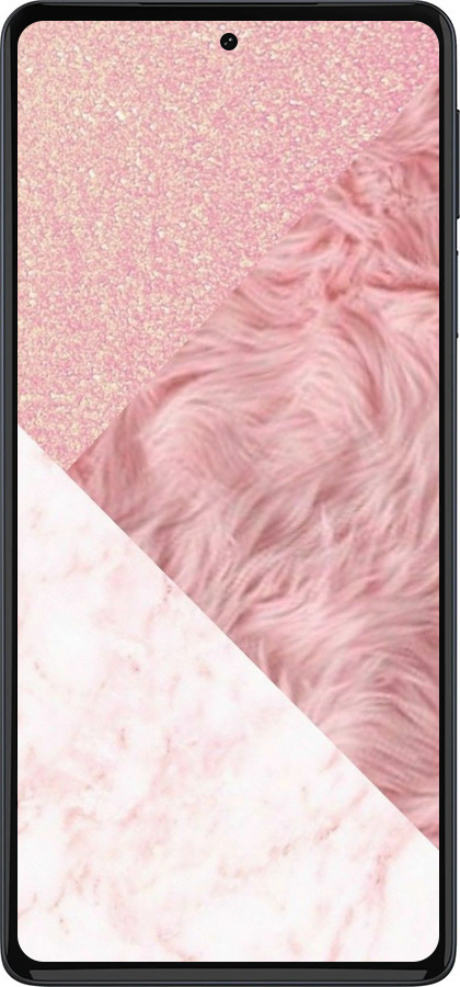 Силиконовый чехол Розовые текстуры для Motorola Edge 30 Pro - 4343u-2826 изображение 