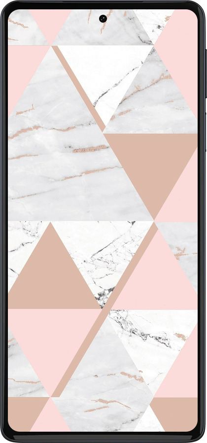 Силиконовый чехол Мраморная симметрия для Motorola Edge 30 Pro - 4344u-2826 изображение 