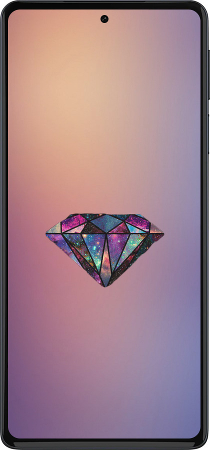 Силиконовый чехол Диамант для Motorola Edge 30 Pro - 4352u-2826 изображение 