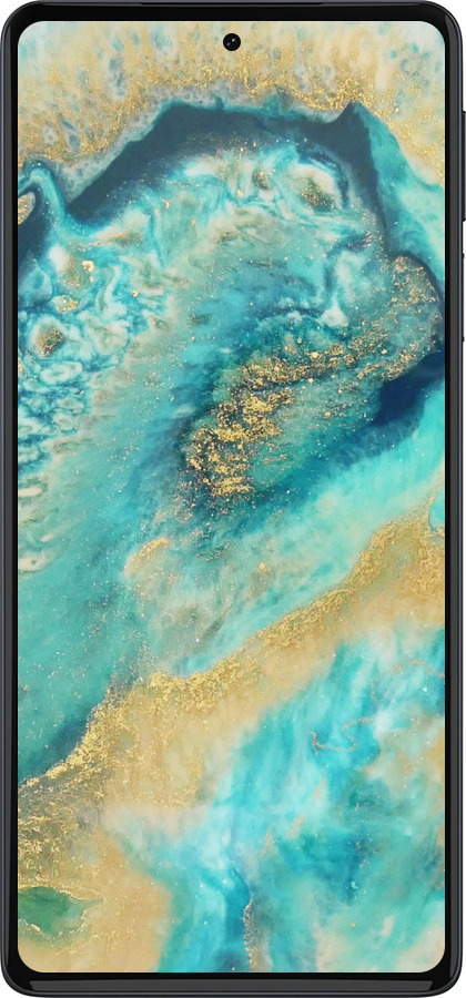 Силиконовый чехол Green marble для Motorola Edge 30 Pro - 4365u-2826 изображение 