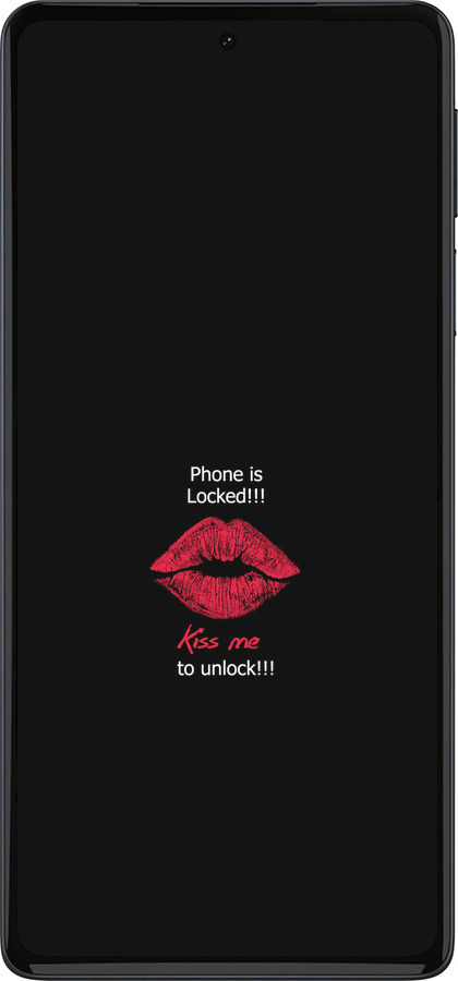 Силиконовый чехол Разблокируй-поцелуй для Motorola Edge 30 Pro - 4372u-2826 изображение 