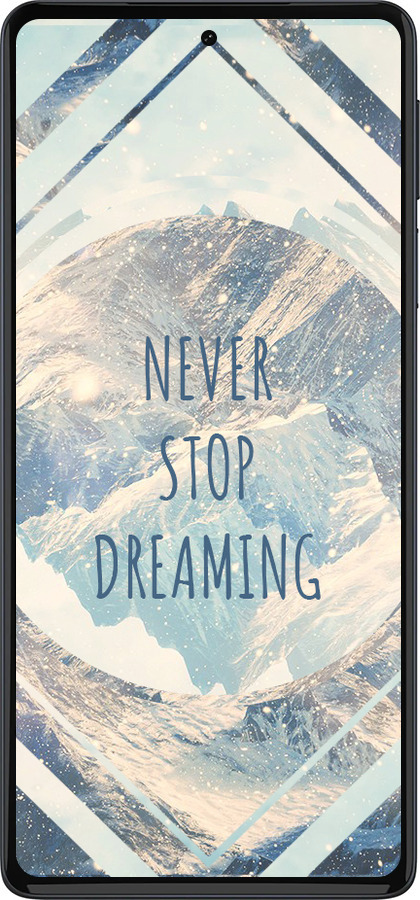 Силиконовый чехол Мечтать для Motorola Edge 30 Pro - 4379u-2826 изображение 