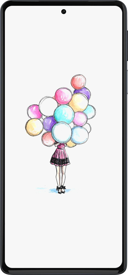 Силиконовый чехол Шарики для Motorola Edge 30 Pro - 4387u-2826 изображение 