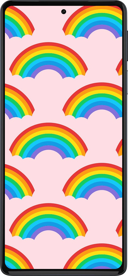 Силиконовый чехол Rainbows для Motorola Edge 30 Pro - 4478u-2826 изображение 