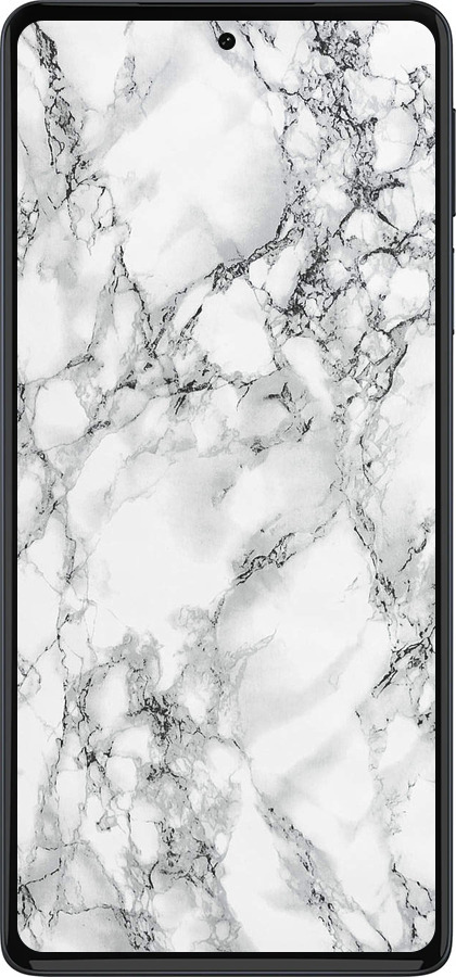 Силиконовый чехол Мрамор белый для Motorola Edge 30 Pro - 4480u-2826 изображение 