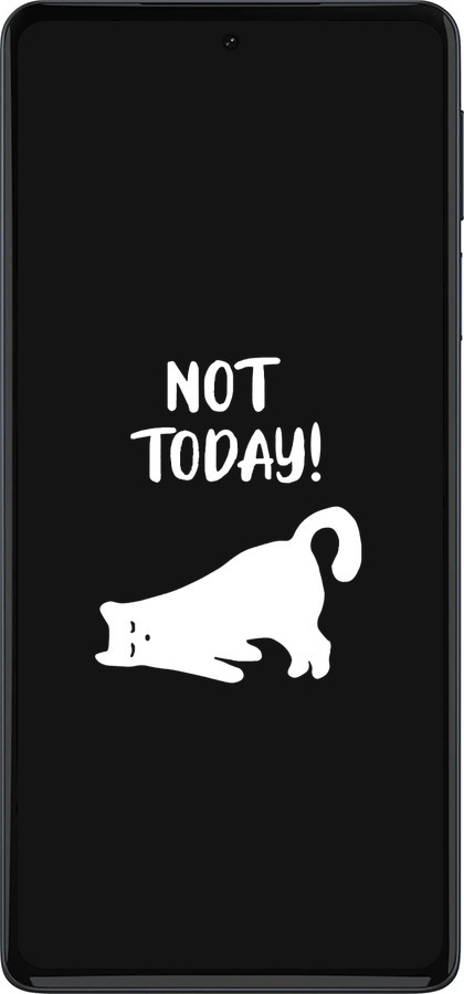 Силиконовый чехол Уставший кот для Motorola Edge 30 Pro - 4535u-2826 изображение 