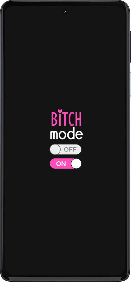 Силиконовый чехол Bitch mode для Motorola Edge 30 Pro - 4548u-2826 изображение 