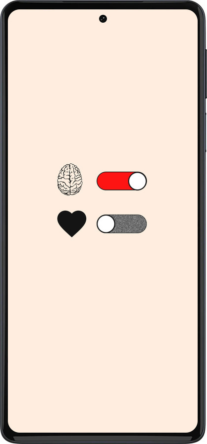 Силиконовый чехол Любовь и ум для Motorola Edge 30 Pro - 4553u-2826 изображение 