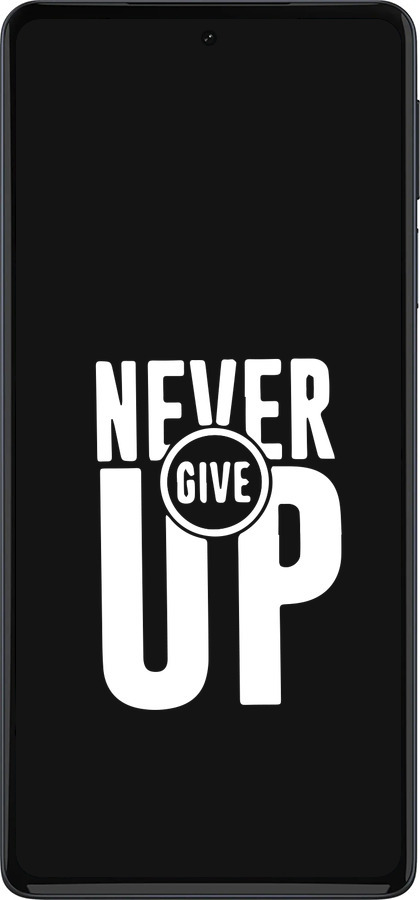 Силіконовий чехол Ніколи не здавайся для Motorola Edge 30 Pro - 4572u-2826 изображение 