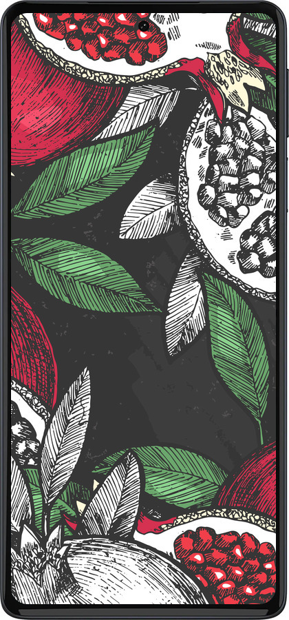 Силіконовий чехол Гранат для Motorola Edge 30 Pro - 4692u-2826 изображение 