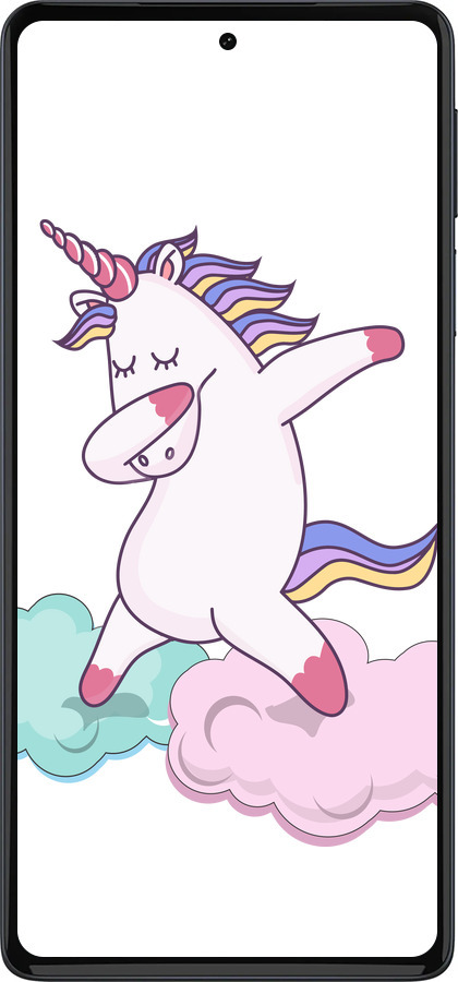 Силиконовый чехол Единорог для Motorola Edge 30 Pro - 4702u-2826 изображение 